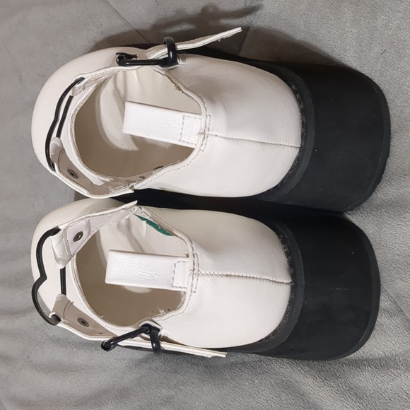 Demonia Sprite-02 Platform Mary Jane Shoes White Vegan Leather size 7 - Picture 3 of 10